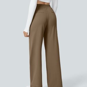 Halara Flex DayStretch High Waisted Pocket Straight Leg Work Pants PETITE